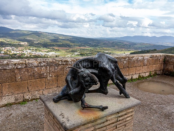 statua | orvieto | umbria | capra | monumento | italia | 